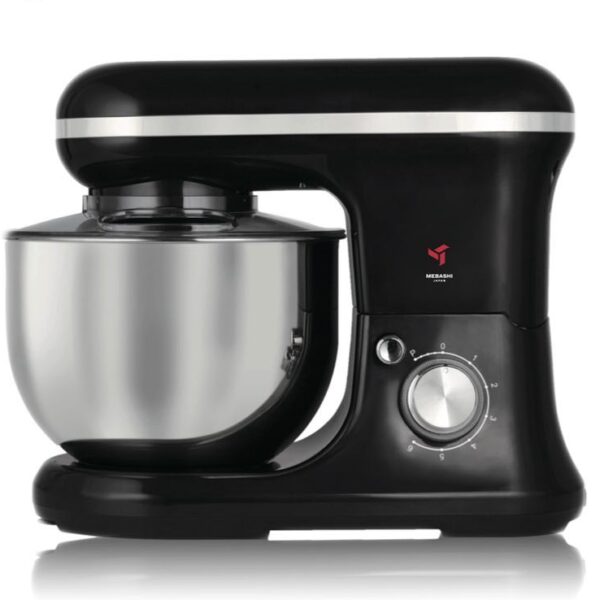 Mebashi 5L Stand Mixer ME-SBM1105, 1200W Powerful Motor, Stainless Steel Bowl, 6-Speed Settings + Pulse – Dough, Cake & Baking Mixer