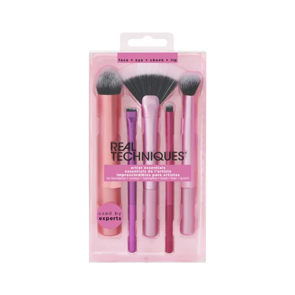Real Techniques Artist Essentials Complete Face Makeup Brush Set For Makeup Artist Inspired Looks