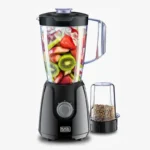 Black & Decker Blender BX430J-B5 1.5L jar with 400W motor on kitchen counter