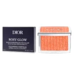 Dior Rosy Glow Blush 004 Coral, a powder blush that delivers a radiant, fresh look with a coral hue.