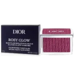 Dior Rosy Glow Blush powder in pink, shade 006 Berry, showcased in an elegant compact packaging.