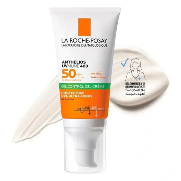 La Roche-Posay Sunscreen - Anthelios UVMune 400 Oil Control Gel Cream SPF 50+ 50 ml
