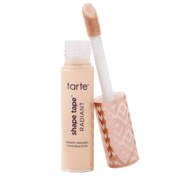 TARTE Shape Tape Radiant Concealer Medium Coverage, Radiant Finish Makeup for Flawless Skin Long-Lasting Formula for Brighter Complexion 10ml 20B Light (light skin with cool, pink or rosy undertones)