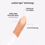 Image of Tarte Shape Tape concealer in 12B Fair Beige, showcasing cushion tape technology for full coverage.