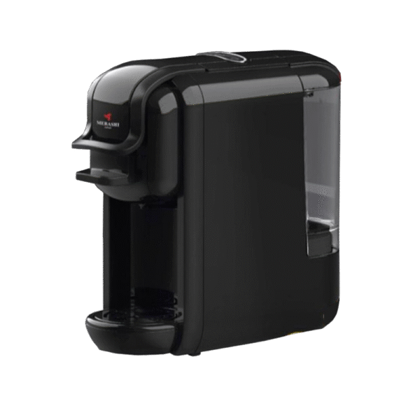Mebashi Japan 3-in-1 Multi Capsule Coffee Machine ME-CEM302, Compatible with Nespresso, Dolce Gusto & Coffee Pods – Compact Black Espresso Maker