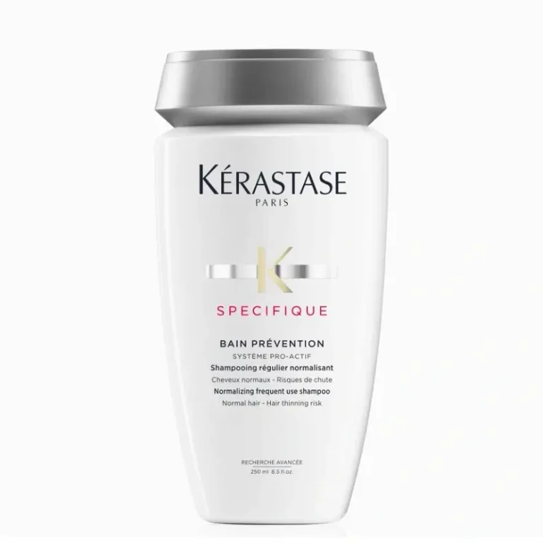 Kérastase Specifique Bain Prevention Shampoo, 250ml, silicone-free formula for preventing hair loss and thinning hair