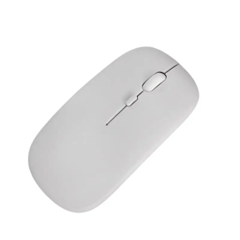 Mute Wireless Mouse 2.4G & Bluetooth White