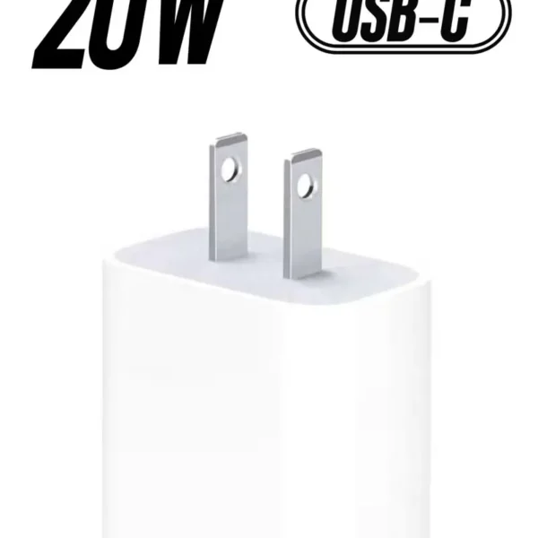 Apple 20W USB-C 2-Pin Power Adapter White