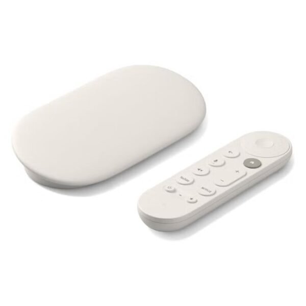 Google TV Streamer 4K - Fast Streaming Entertainment on Your TV with Voice Search Remote - Watch Movies, Shows, Live TV, and Netflix in 4K HDR - Smart Home Control - 32 GB of Storage - Porcelain Porcelain
