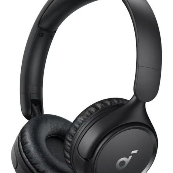 Anker H30i Wireless On-Ear Headphones, Foldable Design, Pure Bass, 70H Playtime, Bluetooth 5.3, Lightweight and Comfortable, App Connectivity, Multipoint Connection Black