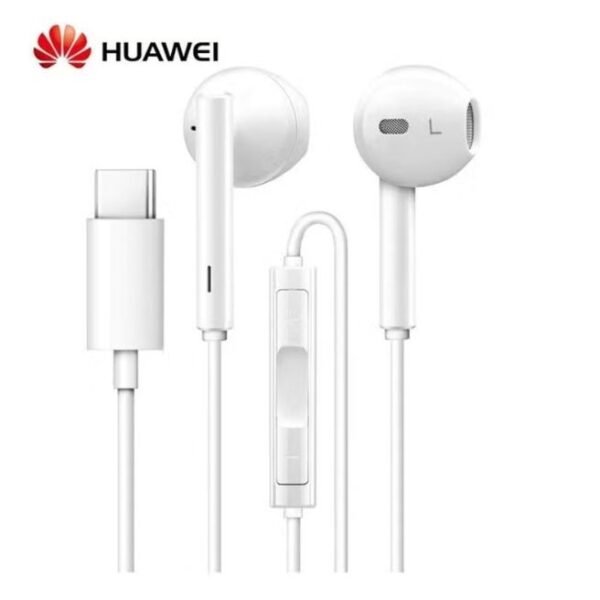 HUAWEI CM33 Type-C Wired In-Ear Headphones With Mic White