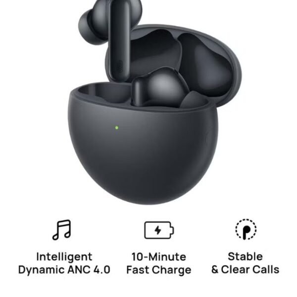 HUAWEI FreeBuds 7i Wireless Bluetooth Earbuds, Intelligent Active Noise Cancellation 4.0, Unlimited Spatial Audio,  iOS and Android, Stable Clear Calls, Fast Charging, Black