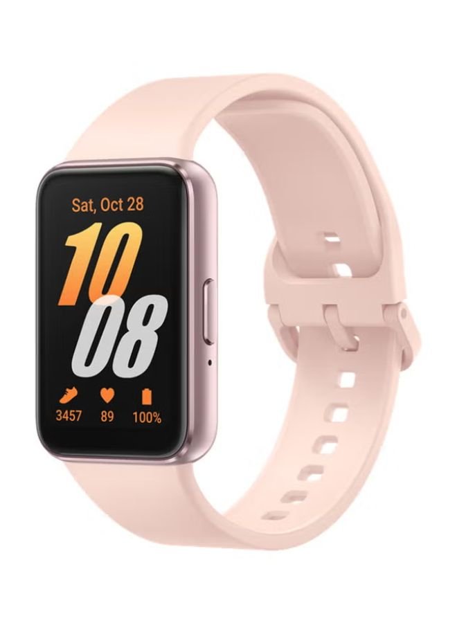 Samsung Fit 3 Smartwatch Amoled Display, Accelerometer, Barometer, Gyro Sensor, Optical Heart Rate Sensor, Light Sensor Pink_Rose Gold
