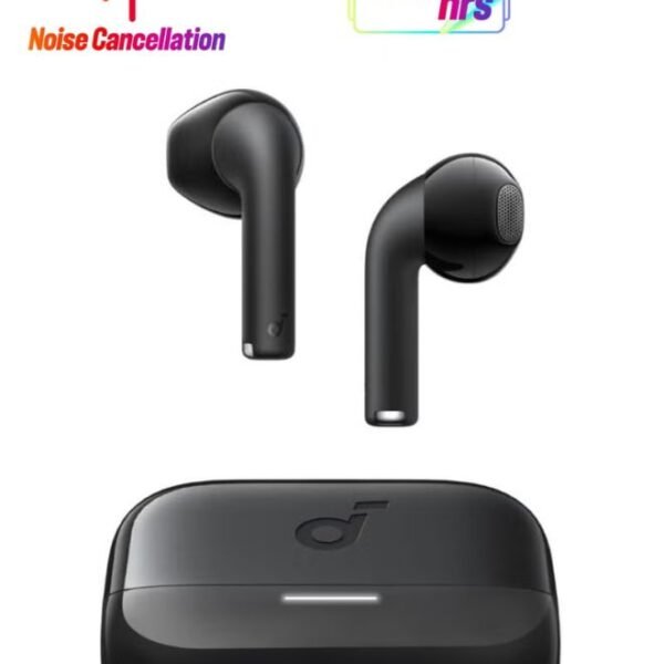Soundcore K20i Semi-in-Ear Earbuds, Bluetooth Wireless, 36H Playtime, Fast Charge, Clear Sound, Comfortable Fit, ENC 2-Mic Clear Calls, Custom EQ, IPX5, Bluetooth 5.3, App Control Black