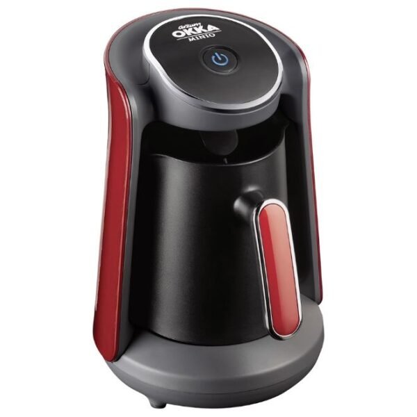 Arzum OKKA Minio Turkish Coffee Machine – 4-Cup Automatic Coffee Maker with Anti-Overflow System, Sound & Light Alerts, 480W