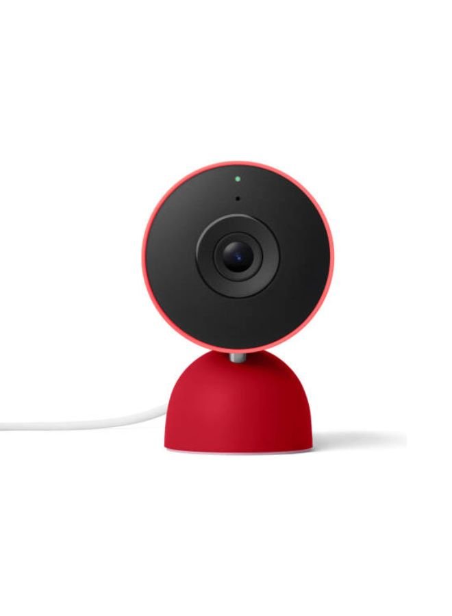 Google Nest Cam Indoor Wired 3rd Gen 2K Security Camera Berry