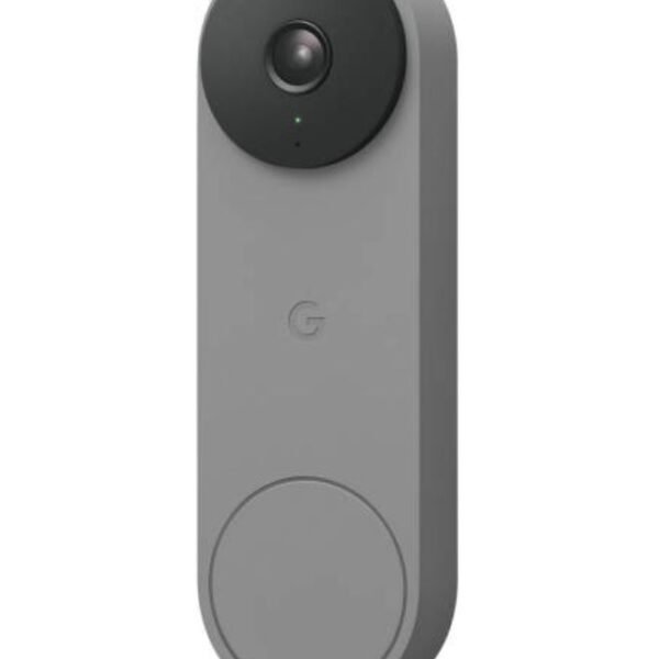 Google Nest Wired Doorbell 2nd Gen – HD Video Doorbell with 145° View, Night Vision, HDR, 2-Way Talk & Dual-Band Wi-Fi, Ash