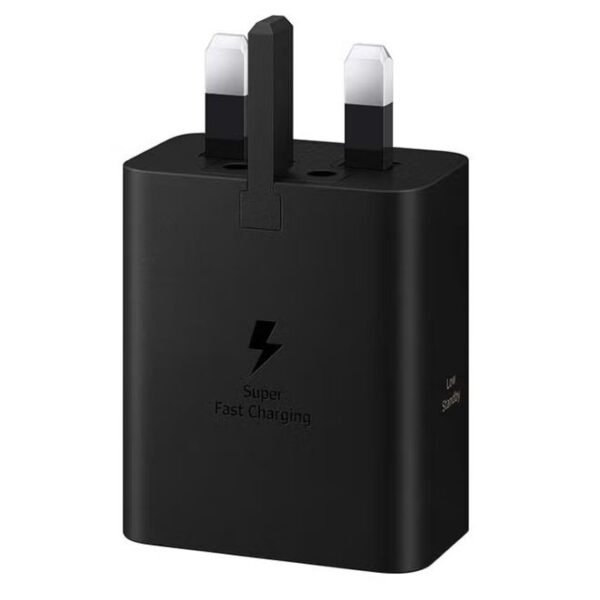 Samsung 60W Power Adapter – USB Type-C Super Fast Charger for Galaxy Phones, Tablets & Galaxy Book, Black