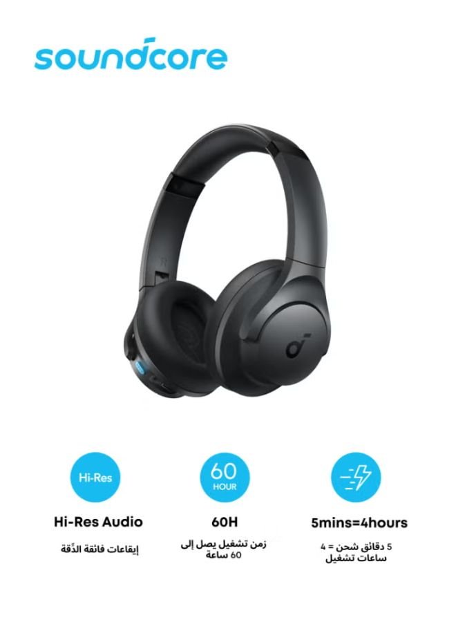 Soundcore Q11i by Anker Wireless Over-Ear Bluetooth Headphones Grey