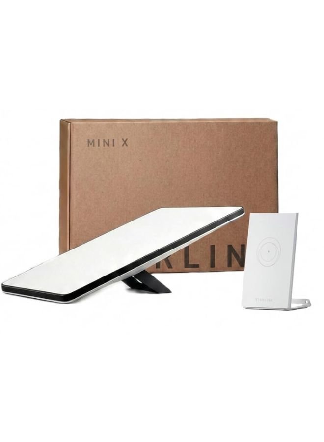 Starlink Mini X – Portable High-Speed Wireless Router & Satellite Internet Kit, White