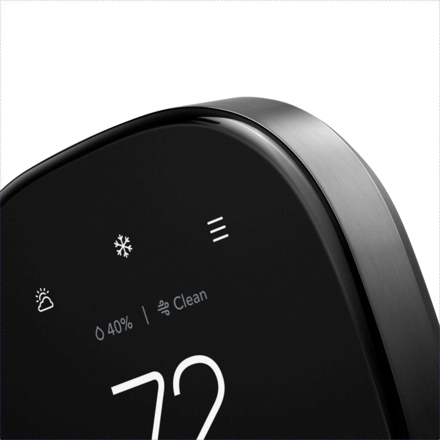 ecobee Smart Thermostat Premium Pro 6th Gen EB-STATE6PB-01 – Black/Silver Smart WiFi Thermostat with Air Quality Monitor & Alexa - Image 3