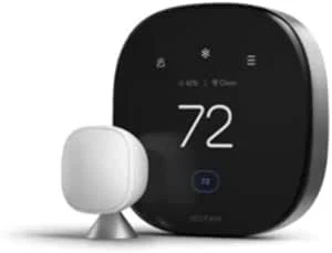 ecobee Smart Thermostat Premium Pro 6th Gen EB-STATE6P-01 Black WiFi Thermostat with 4-Inch Touchscreen and SmartSensor