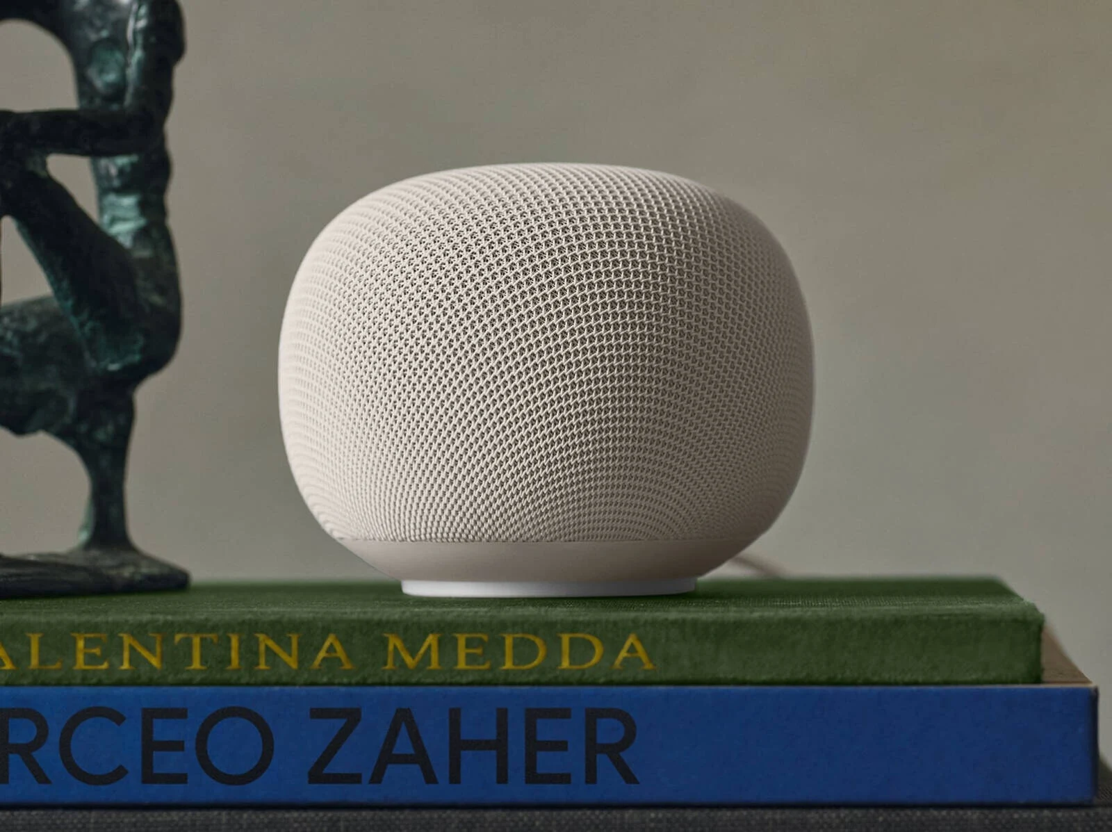 Google Home Smart Speaker GA09978-US – Porcelain, Gemini AI Voice Assistant, 360° Sound, WiFi 6, Bluetooth 5.4 & Matter Smart Home Hub - Image 4