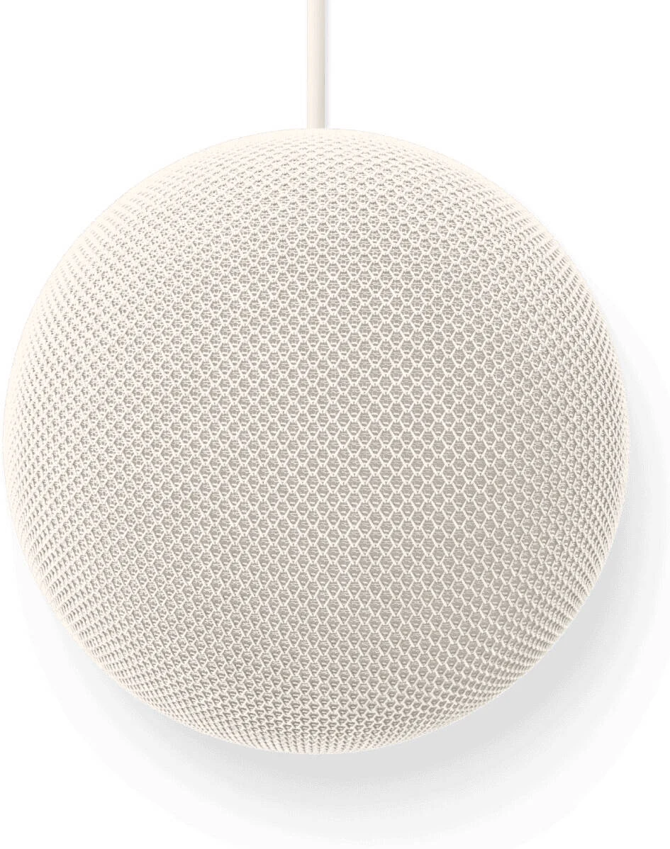 Google Home Smart Speaker GA09978-US – Porcelain, Gemini AI Voice Assistant, 360° Sound, WiFi 6, Bluetooth 5.4 & Matter Smart Home Hub - Image 3