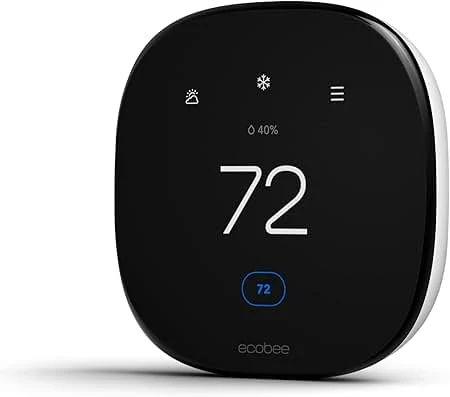 ecobee Smart Thermostat Enhanced 6th Gen EB-STATE6LP-01 Black and White WiFi Thermostat with 4-Inch Touchscreen Copy