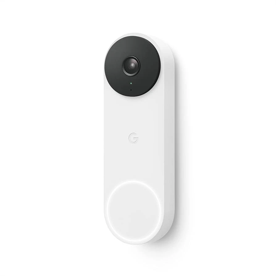 Google Nest Doorbell Wired Pro Edition GA03730-US Snow White 2nd Gen HD WiFi Video Doorbell Camera