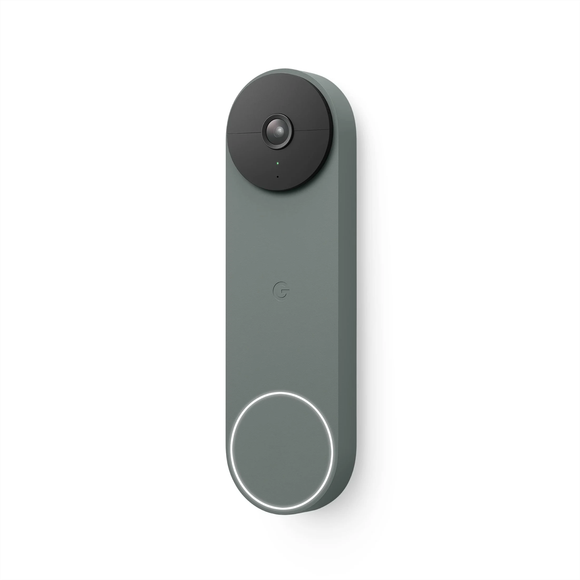 Google Nest Doorbell Battery GA02075-US Ivy Green Grey Wireless HD WiFi Video Doorbell with Night Vision