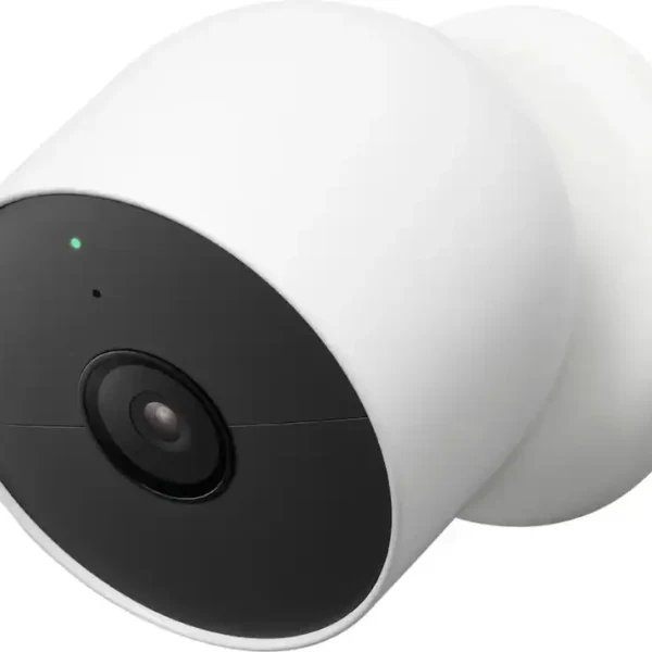 Google Nest Cam Battery GA01317-US – Snow 1080p Wireless Indoor & Outdoor Security Camera with Night Vision, Motion Detection & 2-Way Audio