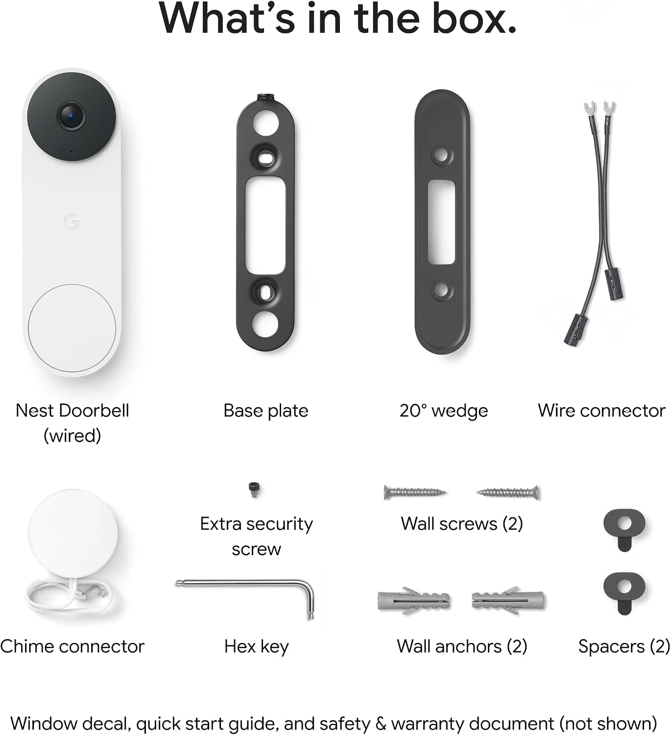 جرس Google Nest Doorbell سلكي الجيل الثالث 2K HDR، أبيض - الصورة 4