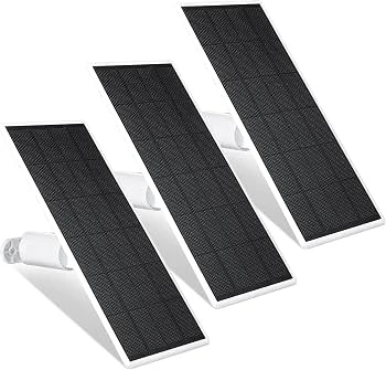 Wasserstein Solar Panel 2.5W for Google Nest Cam Battery – White Outdoor Solar Charger with 13ft Cable & Adjustable Mount - Image 4
