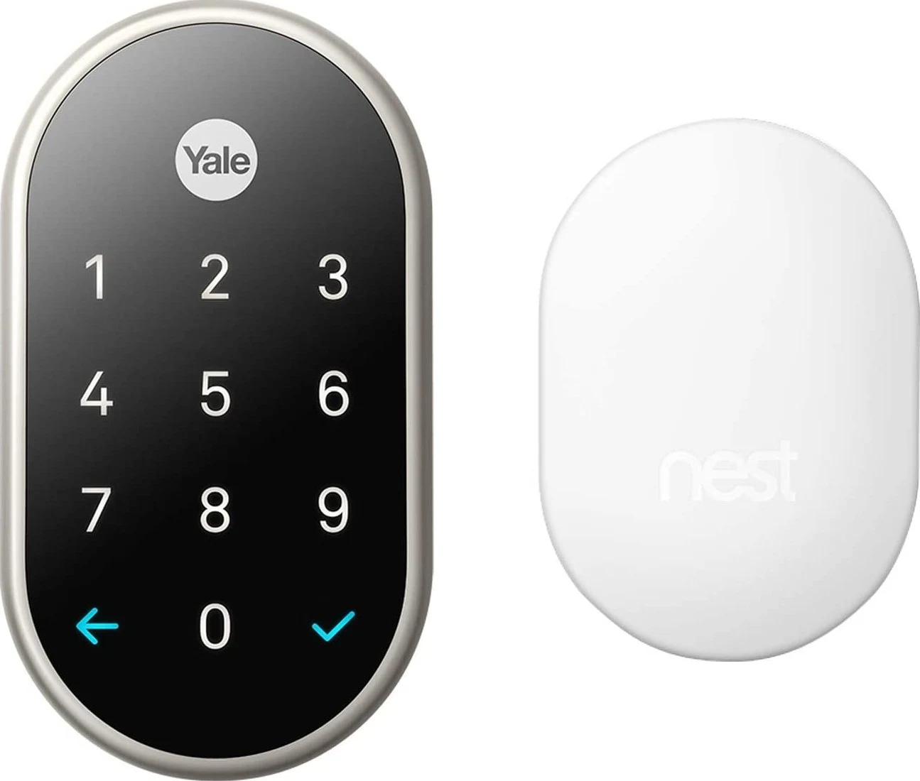 Google Nest × Yale Smart Lock with Nest Connect RB-YRD540-WV-619 – Satin Nickel Keyless WiFi Door Lock with Touchscreen Keypad & Remote Access - Image 2
