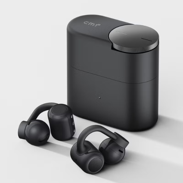 CMF Clip Pro Open-Ear Wireless Earbuds – Hi-Res Audio, LDAC, 10.8mm Dynamic Drivers, Clear Voice Technology, 32.5H Battery, Dark Grey