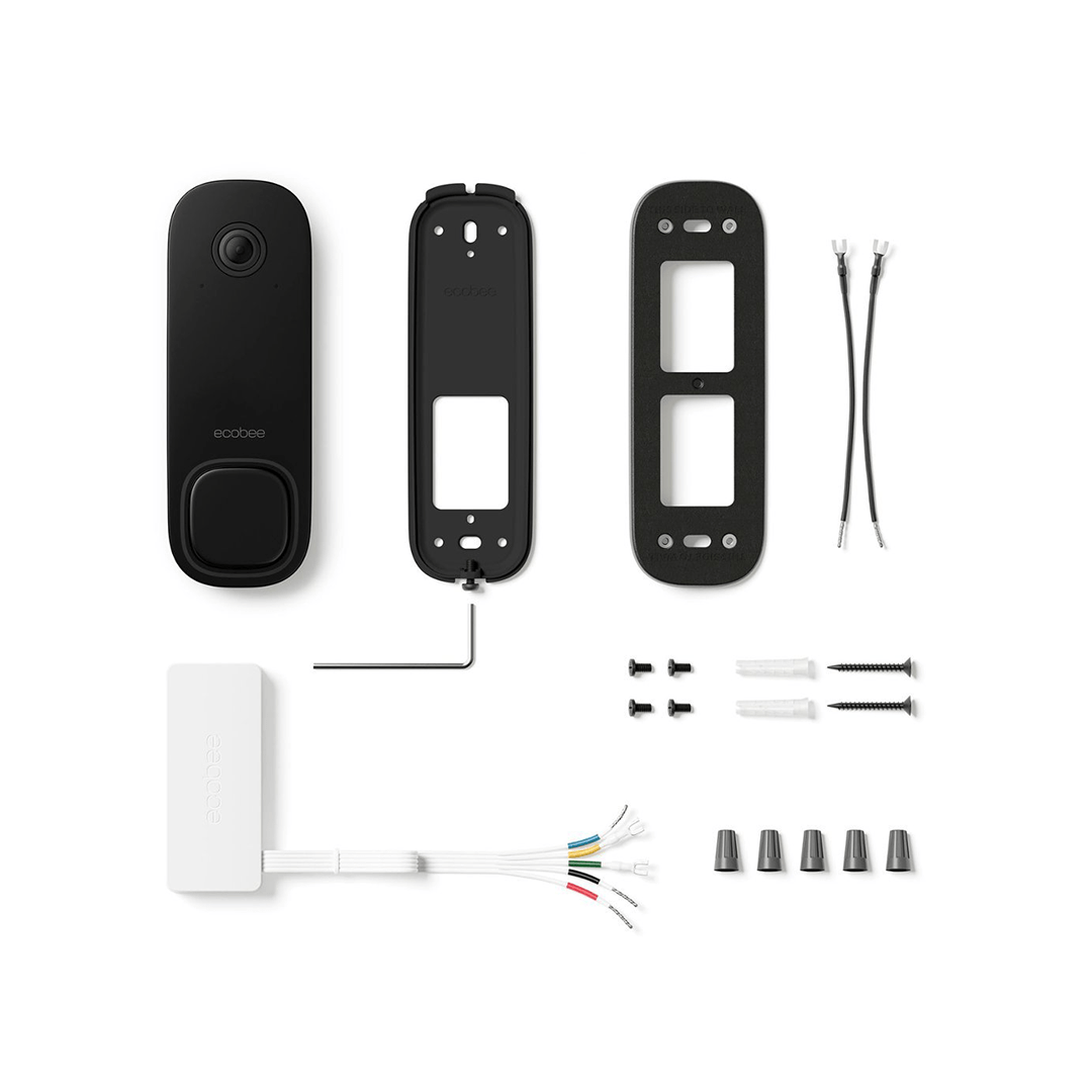 ecobee Smart Video Doorbell Camera Wired EB-CAMSDB-01 – 1080p HD WiFi Security Doorbell with 2-Way Audio, Night Vision & Motion Detection - Image 3
