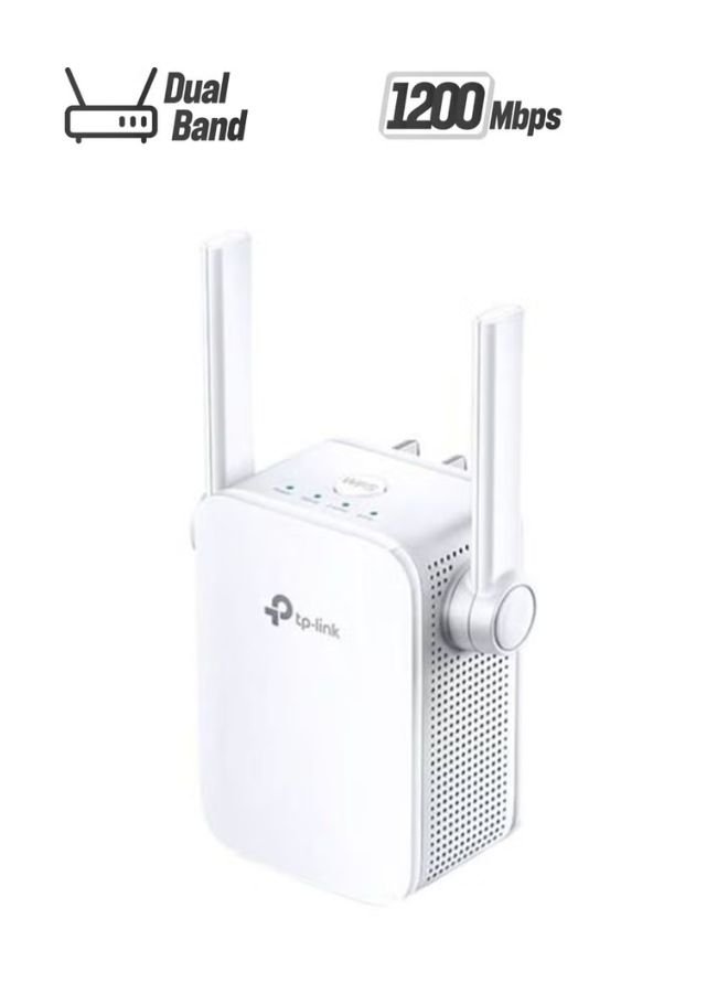 TP-Link RE305 AC1200 Dual Band Wi-Fi Range Extender White