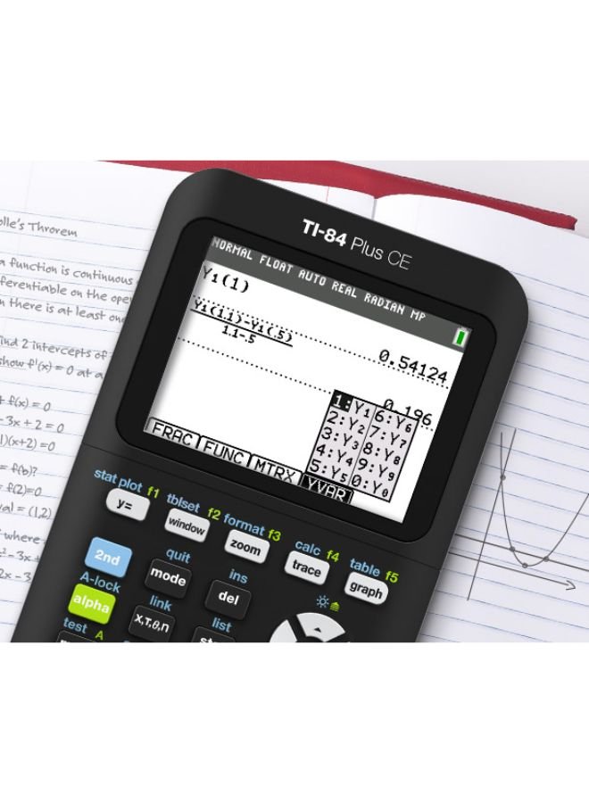 Texas Instruments TI-84 Plus CE Graphing Calculator – Color Display, Rechargeable Battery, USB Included – Black - Image 5
