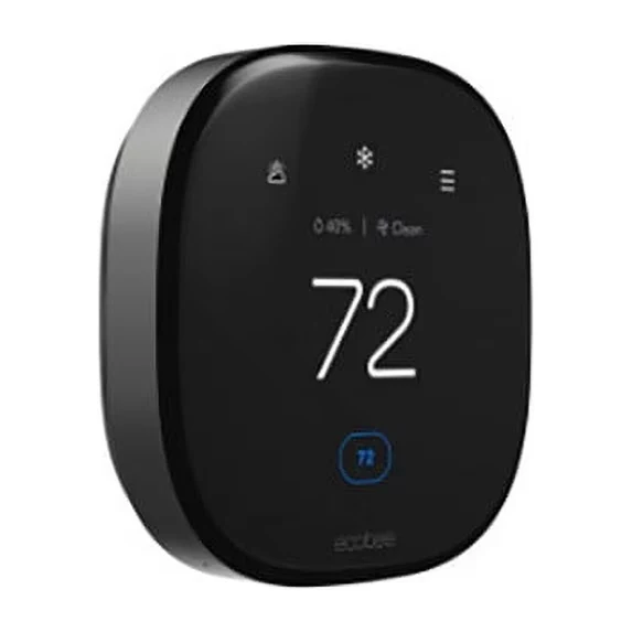 ecobee Smart Thermostat Premium Pro 6th Gen EB-STATE6PB-01 Black and Silver Smart WiFi Thermostat with 4-Inch Touchscreen