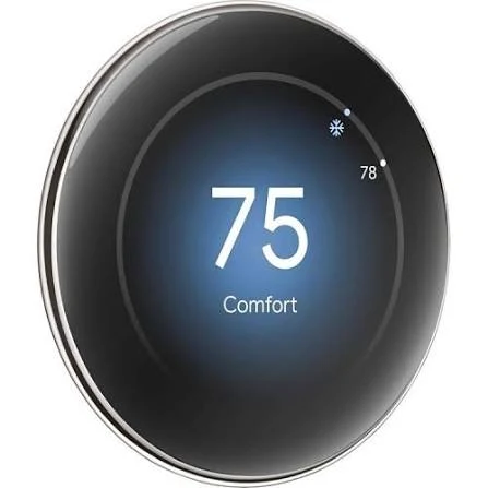 Google Nest Learning Thermostat 4th Gen Pro Edition GA05560-US – Polished Silver Smart WiFi Thermostat with 2nd Gen Temperature Sensor - Image 2