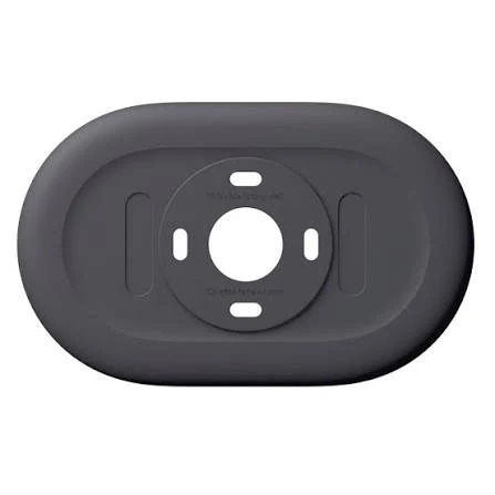 Google Nest Thermostat Trim Kit GA02086-US – Charcoal Dark Grey Wall Mount Cover Plate with Steel Plate - Image 3
