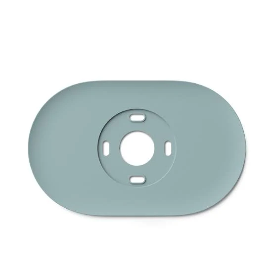 Google Nest Thermostat Trim Kit GA02087-US – Fog (Deep Fog) Blue-Grey Wall Cover Plate with Steel Mount - Image 3