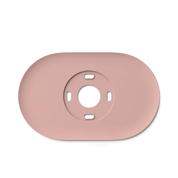Google Nest Thermostat Trim Kit GA02085-US – Sand Beige Wall Cover Plate with Steel Mounting Plate - Image 3